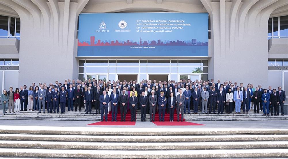 Các đại biểu tham dự Hội nghị INTERPOL khu vực châu Âu.
