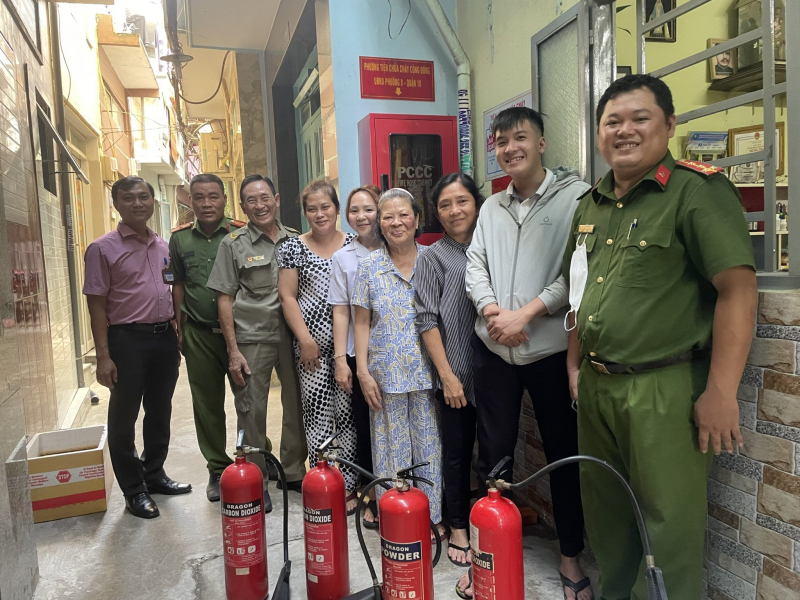 Thiết bị quan trọng trong mô hình Tổ liên gia an toàn PCCC