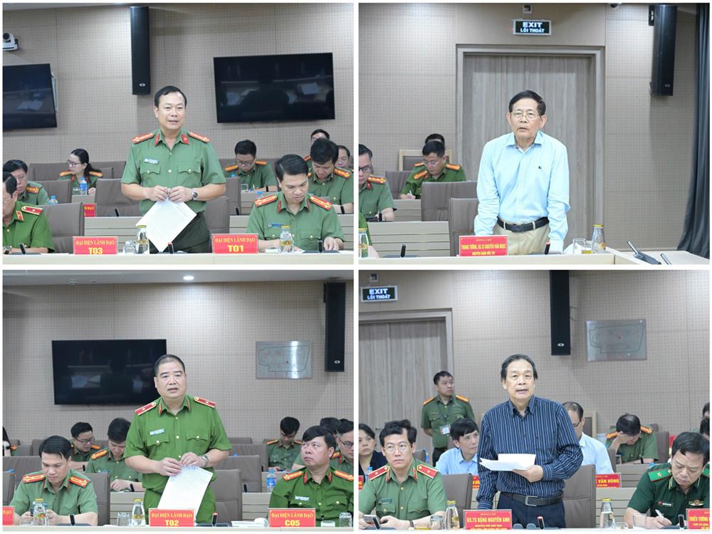 Các đại biểu tham luận tại Hội nghị.