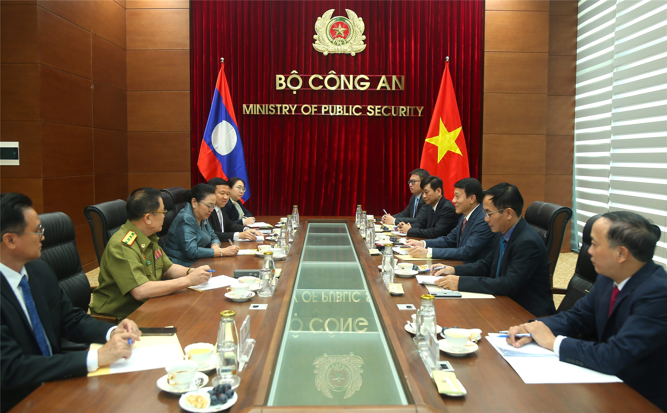 Toàn cảnh buổi tiếp.