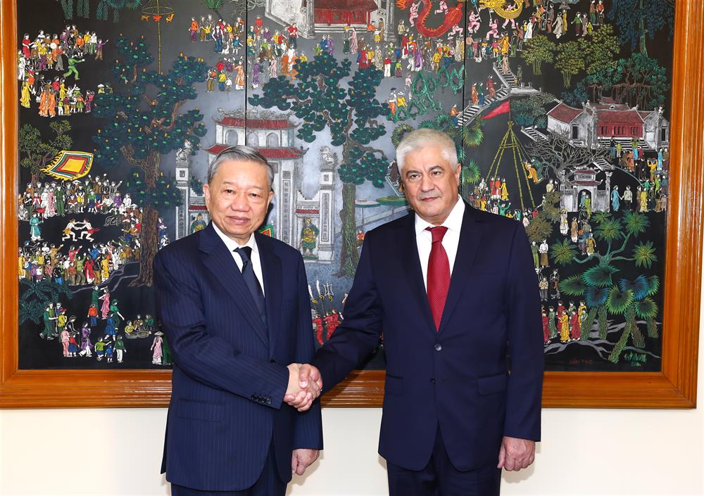 Bộ trưởng Tô Lâm và Bộ trưởng Kolokoltsev Vladimir Alexandrovich.