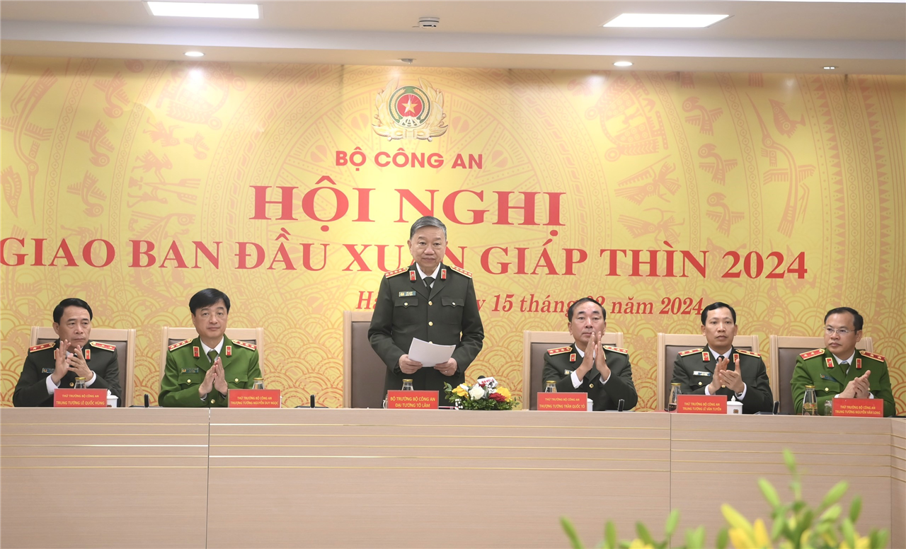 Bộ trưởng Tô Lâm chủ trì Hội nghị.