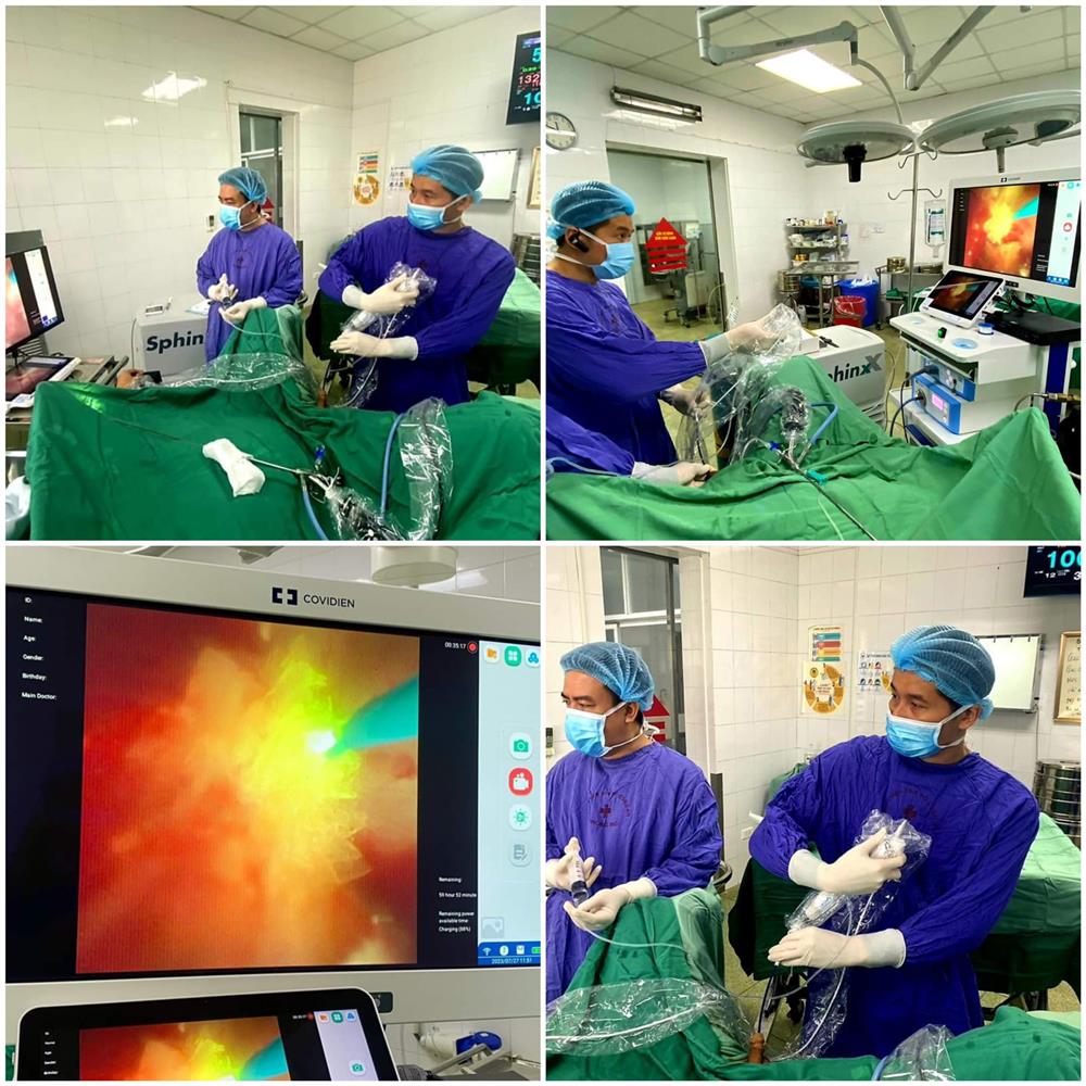 triển khai mạnh mẽ việc ứng dụng các kỹ thuật tiến tiến, hiện đại vào thăm khám và điều trị bệnh nhân.