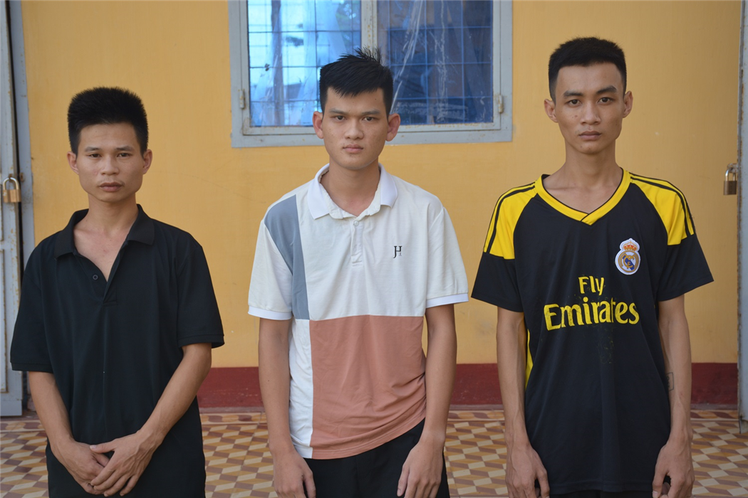 03 đối tượng gây ra vụ cướp tài sản.