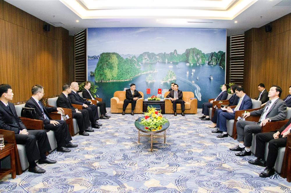 Toàn cảnh buổi tiếp.