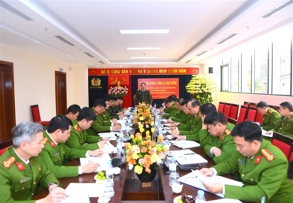 Toàn cảnh buổi làm việc.