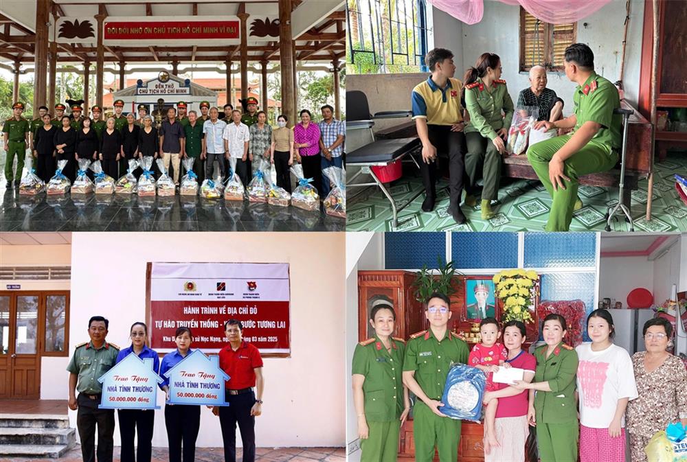 Tuổi trẻ Công an tỉnh tăng cường các hoạt động thiện nguyện, chung sức vì cộng đồng trong Tháng Thanh niên năm 2025.
