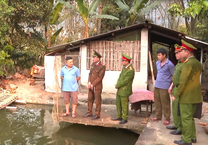 Công an xã Phương Thiện (thành phố Hà Giang) phân công cán bộ, chiến sỹ thường xuyên bám nắm địa bàn, sâu sát với cơ sở. 