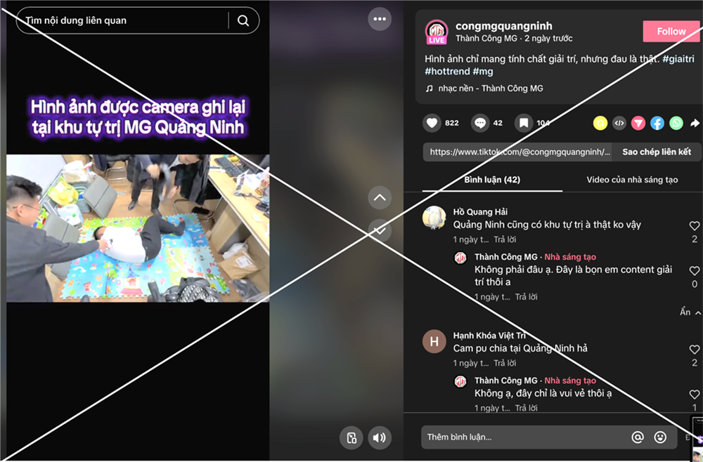 Hình ảnh dàn dựng với mục đích câu like, câu view.