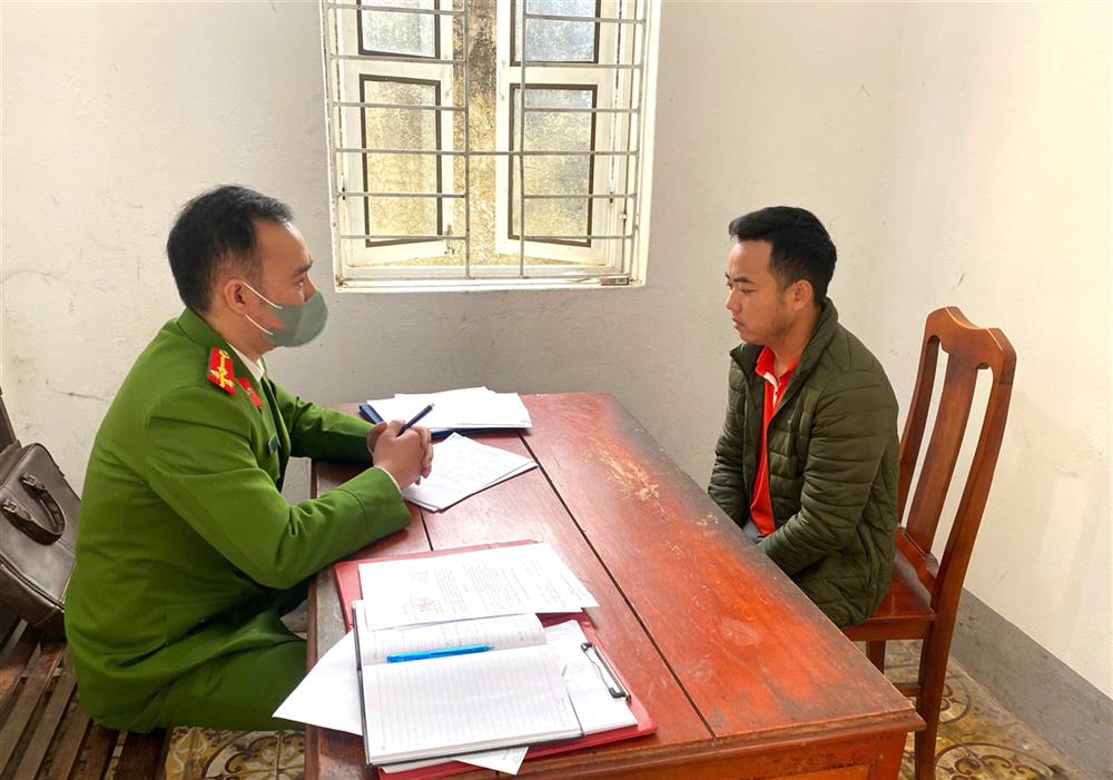 Cơ quan Cảnh sát điều tra làm việc với Ngô A Giống.