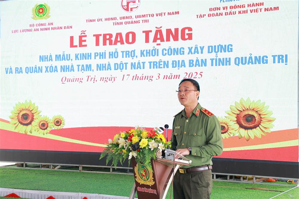 Thứ trưởng Phạm Thế Tùng phát biểu tại buổi Lễ,