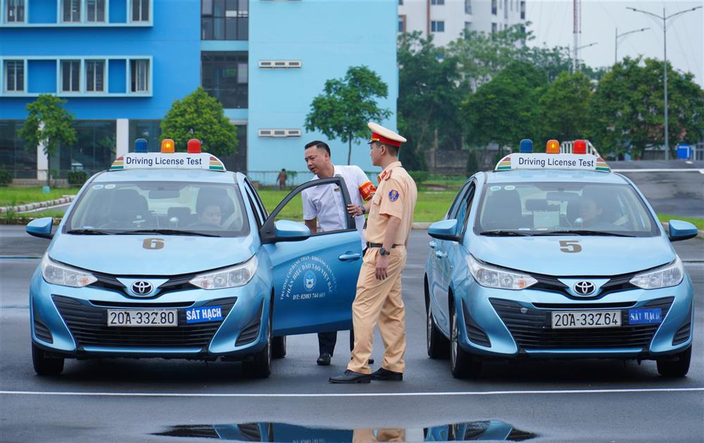 Tại tỉnh Thái Nguyên, kỳ sát hạch dành cho 258 học viên các hạng B, B1 và C.