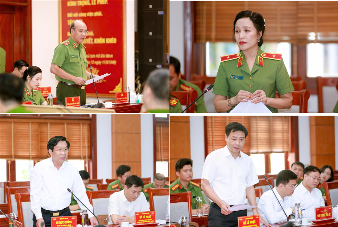 Các đại biểu phát biểu tại Hội nghị.
