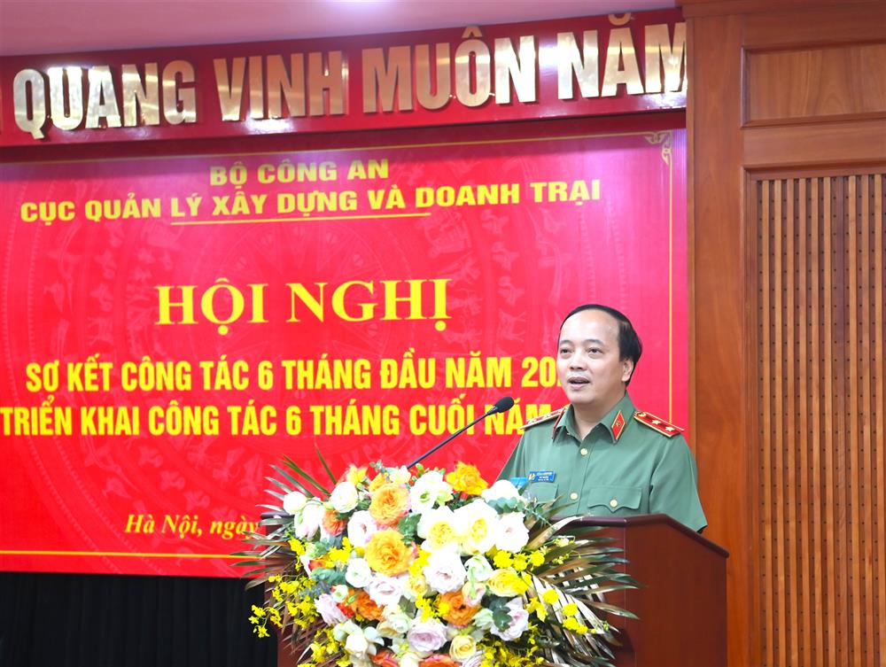 Thứ trưởng Đặng Hồng Đức phát biểu tại Hội nghị.
