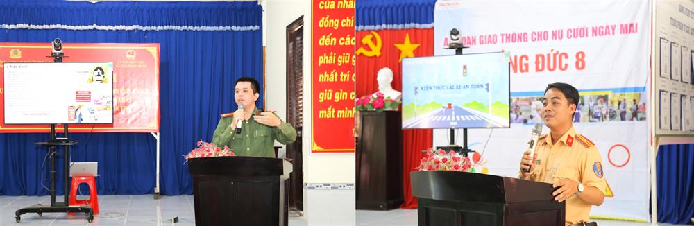 Tuyên truyền nhận diện và phòng chống các hình thức lừa đảo trực tuyến; tuyên truyền về pháp luật về trật tự, an toàn giao thông.