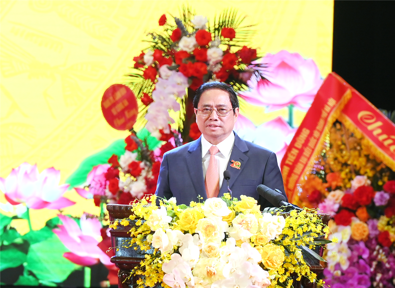 Thủ tướng Chính phủ Phạm Minh Chính phát biểu tại Lễ kỷ niệm.
