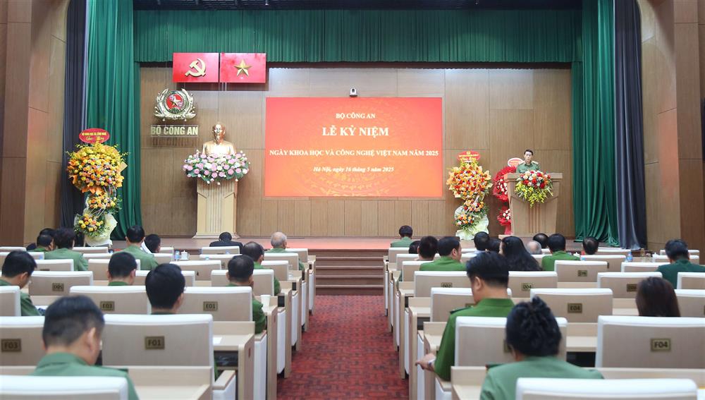 Bộ Công an đã tổ chức Lễ kỷ niệm Ngày Khoa học và Công nghệ Việt Nam năm 2025.
