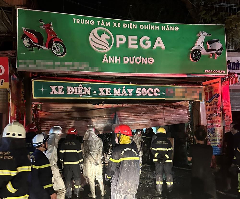 Hiện trường vụ cháy.
