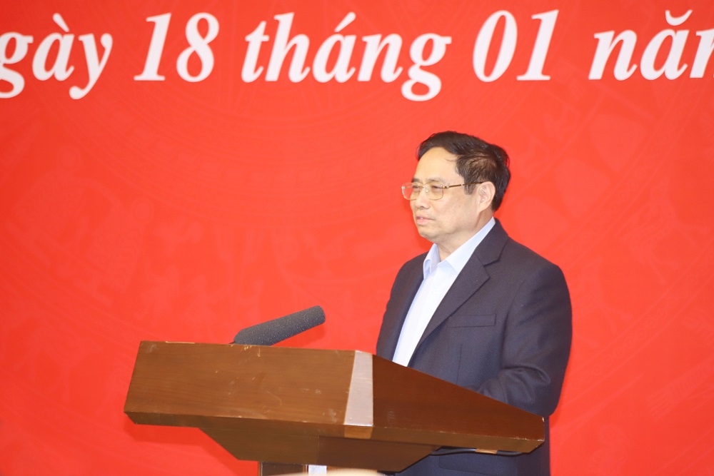 Thủ tướng Phạm Minh Chính phát biểu chỉ đạo.