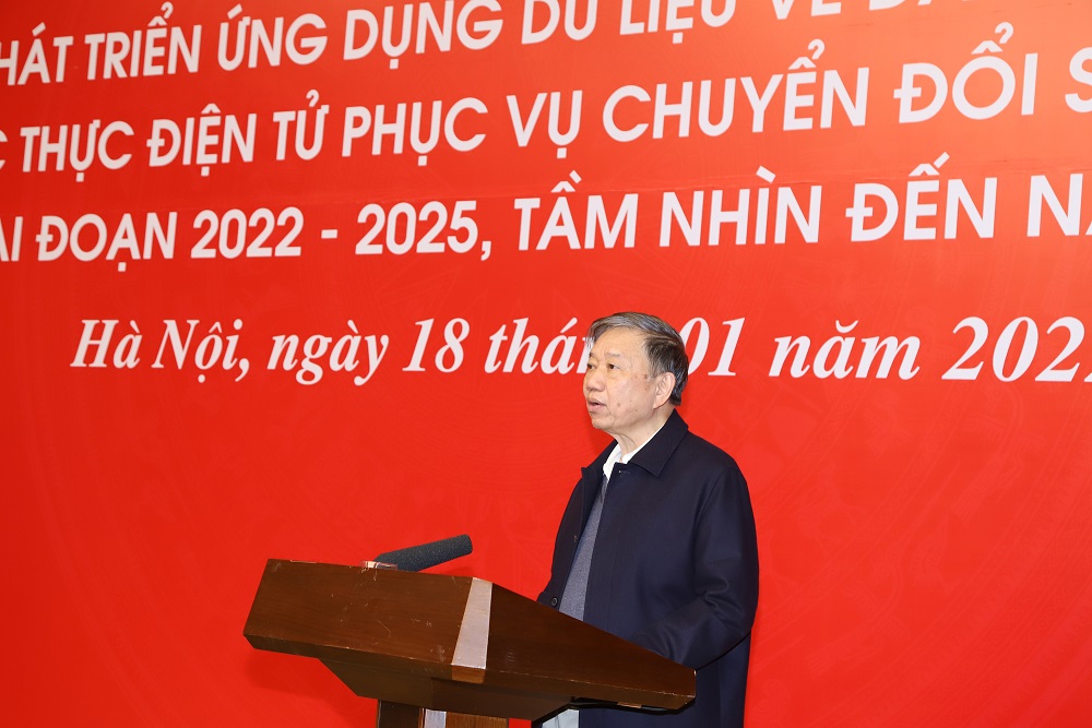 Bộ trưởng Tô Lâm phát biểu tại Hội nghị.