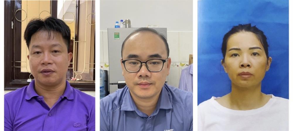 Các đối tượng (từ trái qua phải): Nguyễn Xuân Thọ, Phạm Quang Hậu, Nguyễn Thị Ngọc.