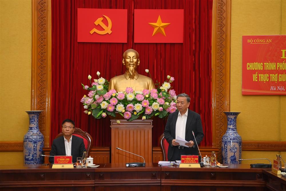 Bộ trưởng Tô Lâm phát biểu tại buổi Lễ.