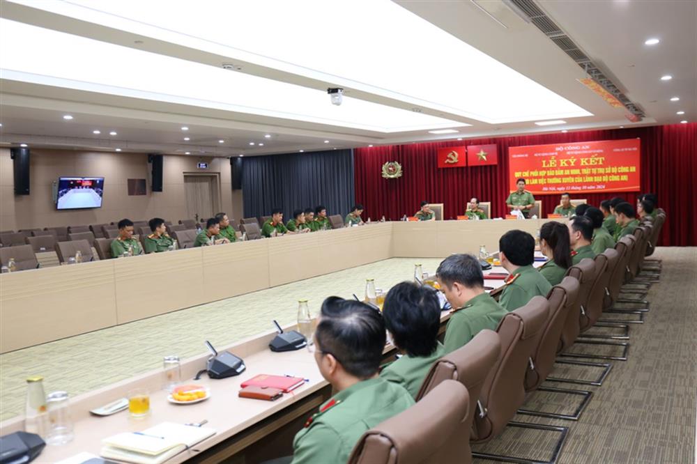 Toàn cảnh Lễ ký kết Quy chế phối hợp.