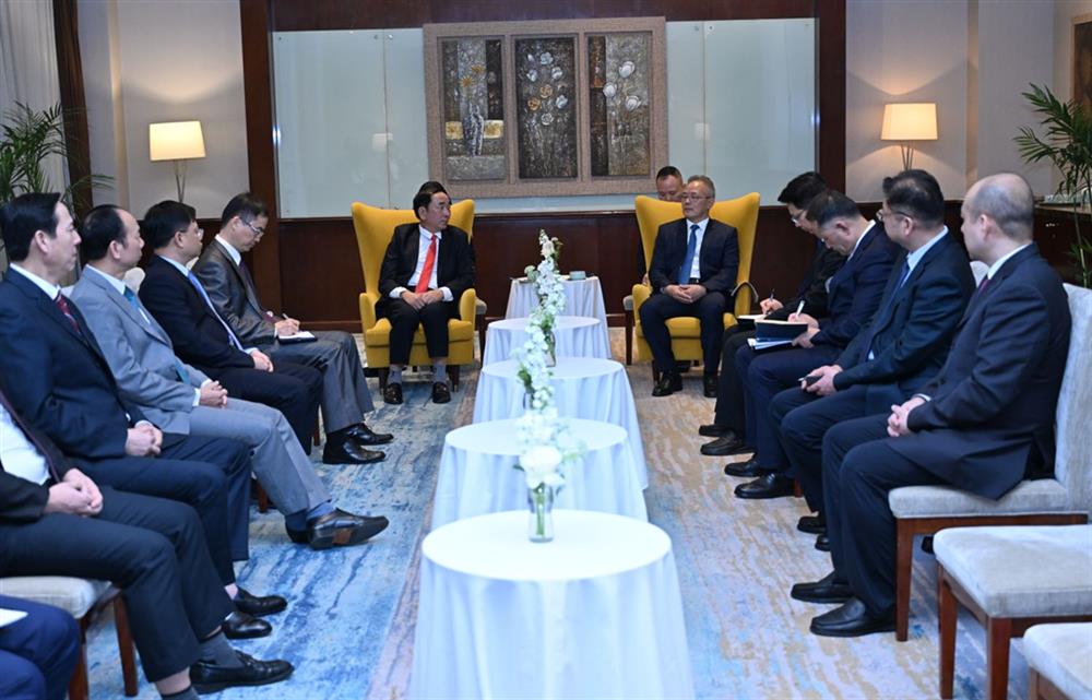Quang cảnh buổi tiếp.