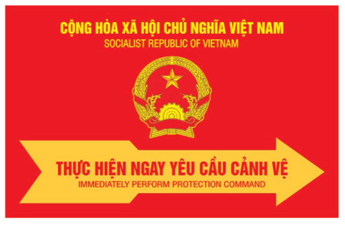 Mặt trước mẫu Giấy bảo vệ đặc biệt.